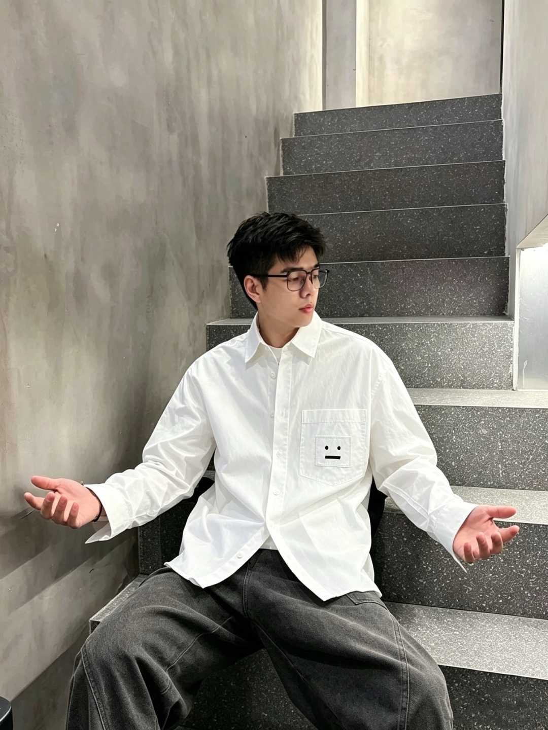 2026秋季新款 Acne 长袖衬衣 M-3XL