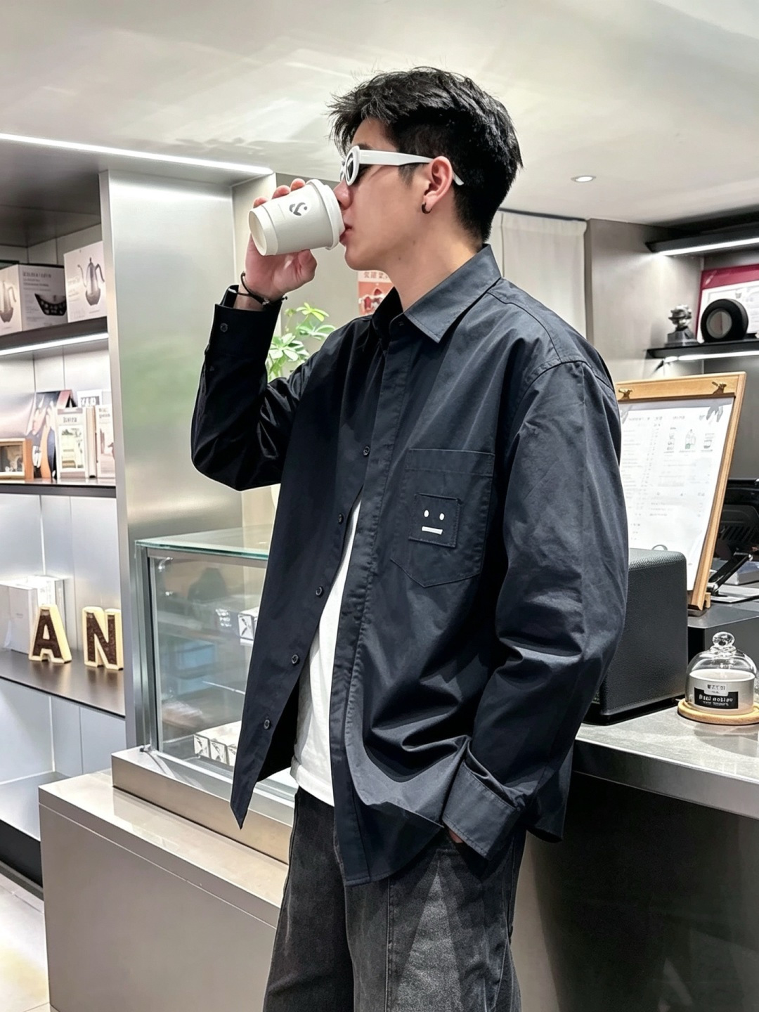 2026秋季新款 Acne 长袖衬衣 M-3XL