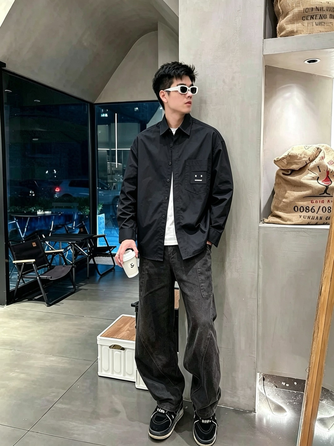 2026秋季新款 Acne 长袖衬衣 M-3XL
