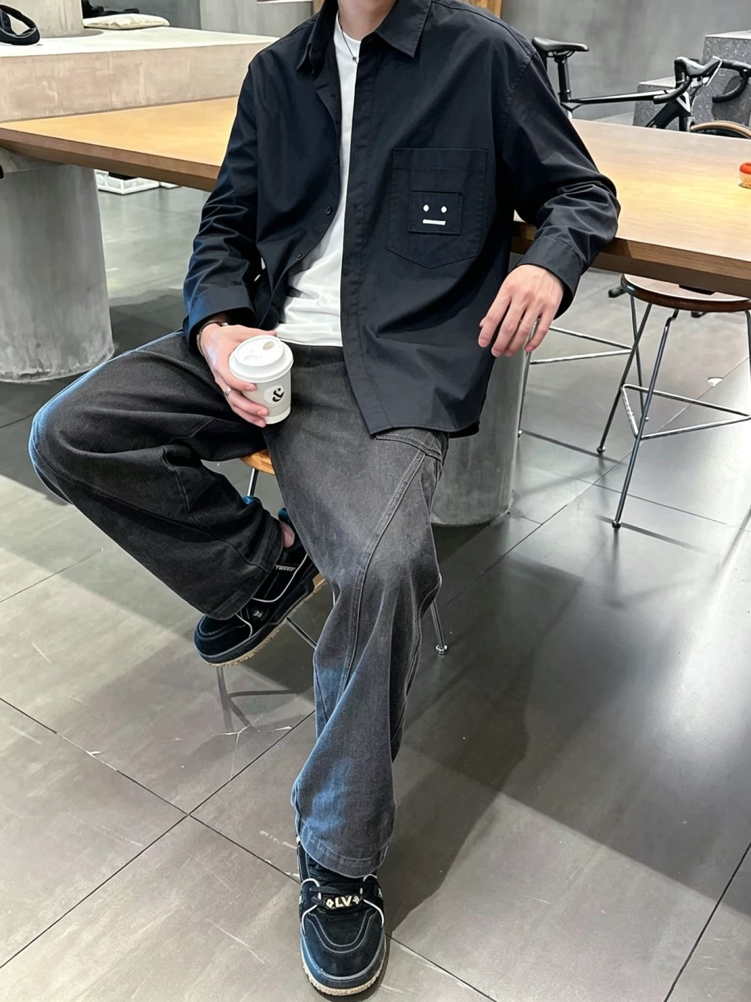 2026秋季新款 Acne 长袖衬衣 M-3XL