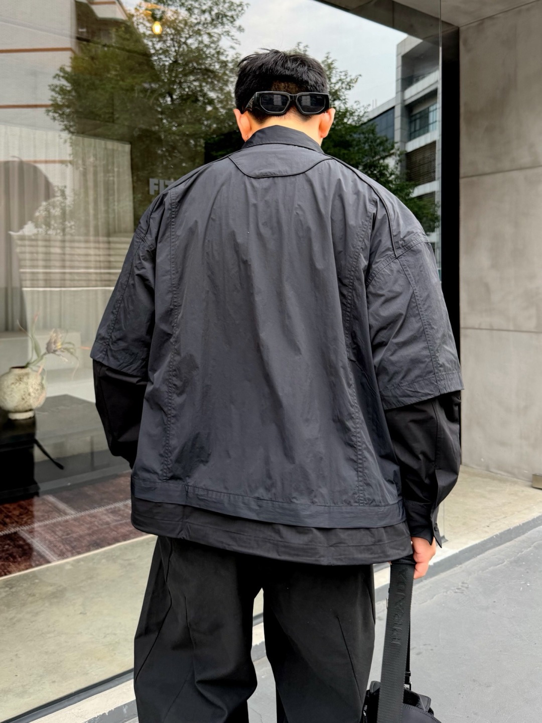 秋冬新款外套上新🔥 颜色：黑 码数：M-2XL 款号：