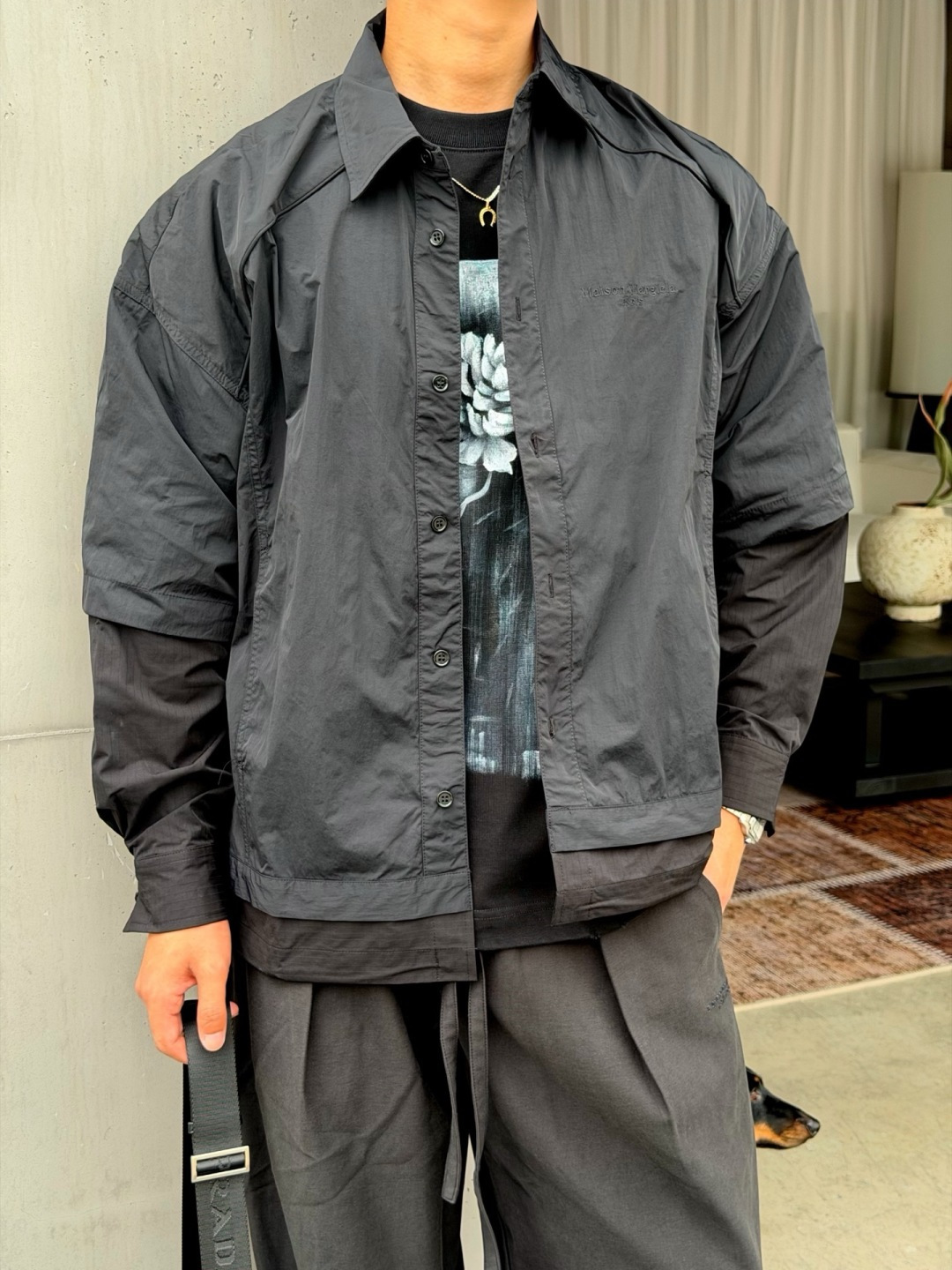 秋冬新款外套上新🔥 颜色：黑 码数：M-2XL 款号：