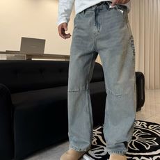 新款牛仔裤 弯刀阔腿裤型 S-XL 新款牛仔裤 弯刀阔腿裤型 S-XL