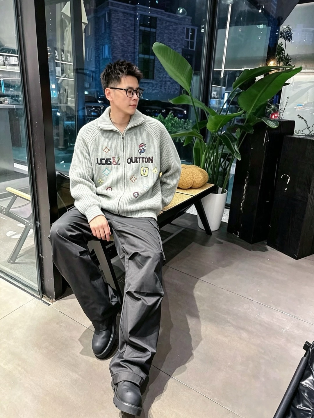 2026秋冬新款 驴家刺绣毛衣 M-3XL
