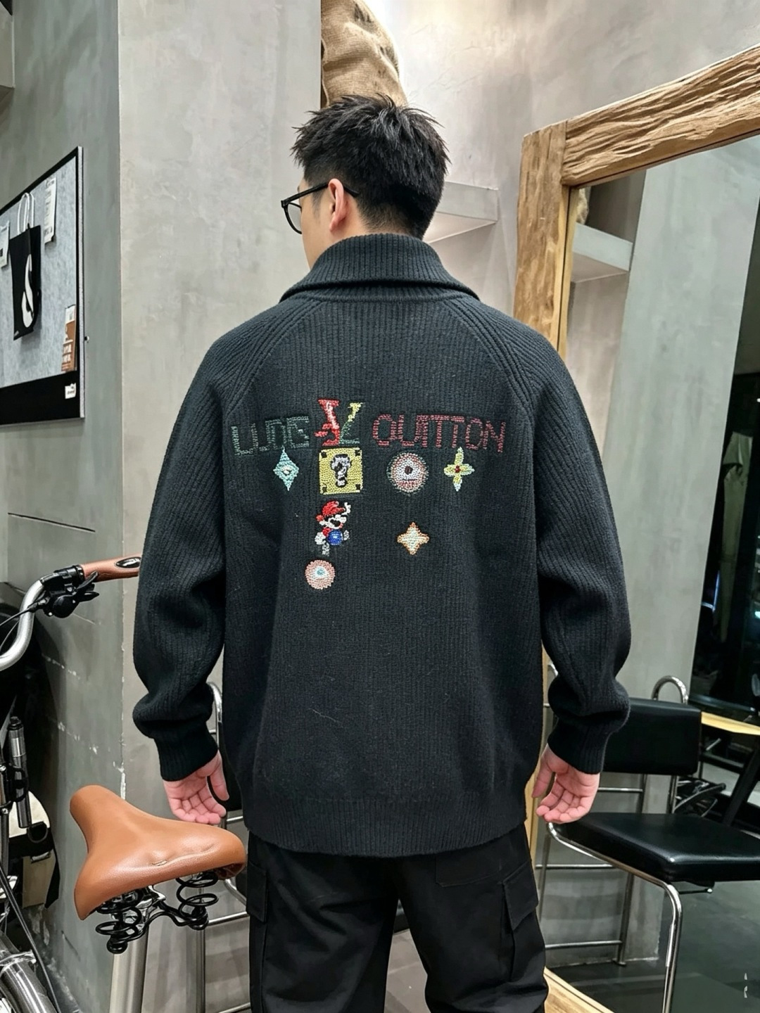 2026秋冬新款 驴家刺绣毛衣 M-3XL