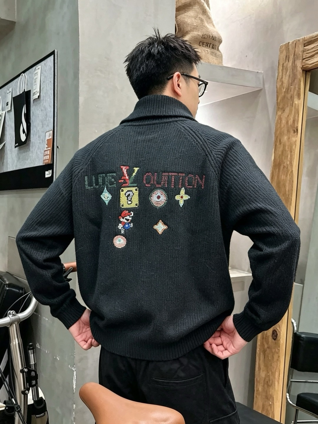 2026秋冬新款 驴家刺绣毛衣 M-3XL