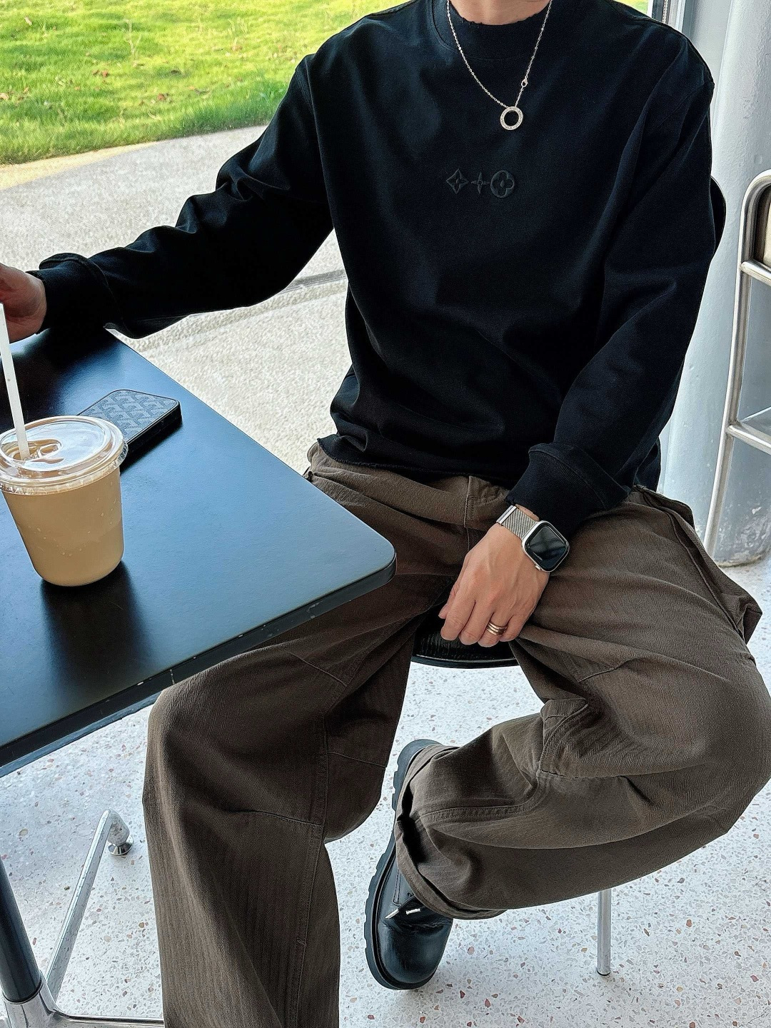 26秋冬新款加厚长袖 颜色：黑，白 尺码：S-XL