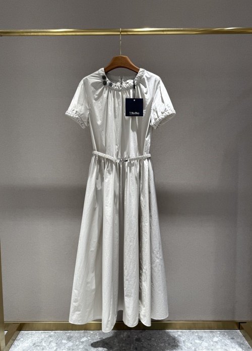 Max Mara 2025 Spring Cotton Midi Dress - Elegant, Comfortable, and Stylish 1 Max Mara 2025 Spring Cotton Midi Dress - Elegant, Comfortable, and Stylish