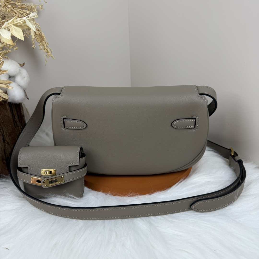Hermes Kelly Moove Asphalt Gray Bag, Swift Leather, Gold Hardware, with Small Bag 3 cmp i1741598567921 6824 0 1