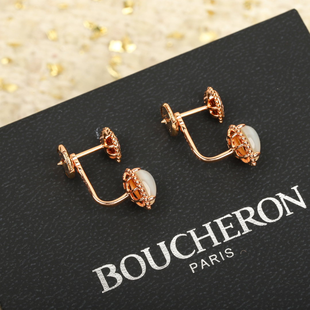 Elegant Serzent Bohème Electronic Rings with Diamonds and Gold Pearls - 图片 6