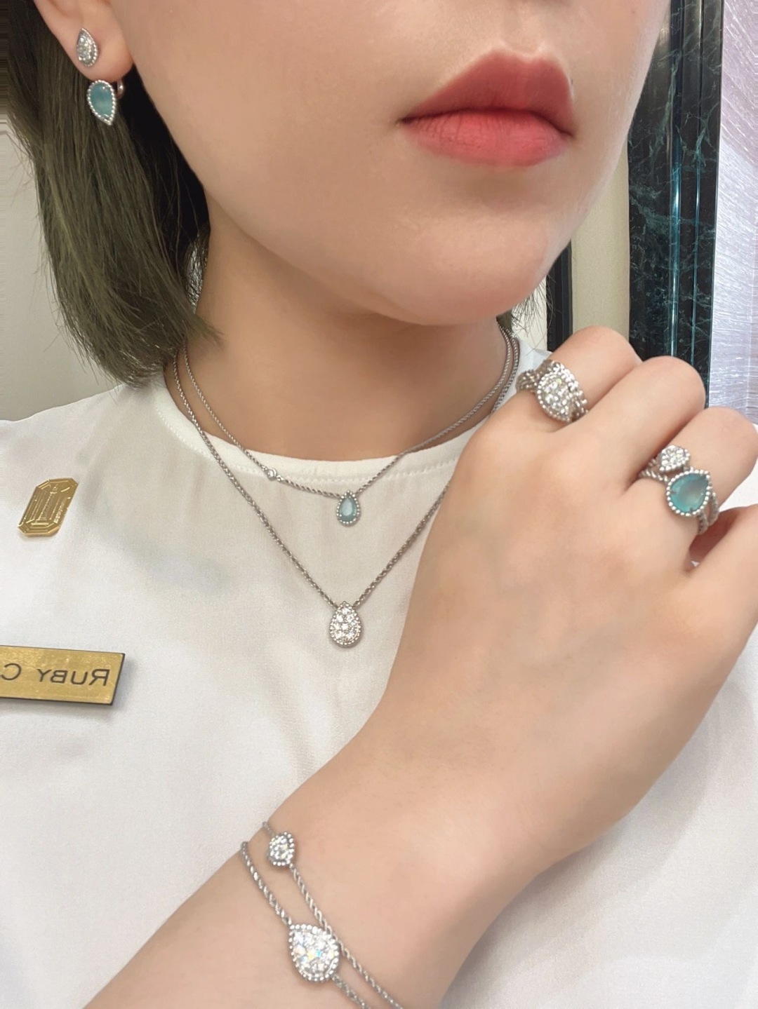 Elegant Ser¥ent Bohème Electronic Rings: Silver 325, Champagne 350 - 图片 5