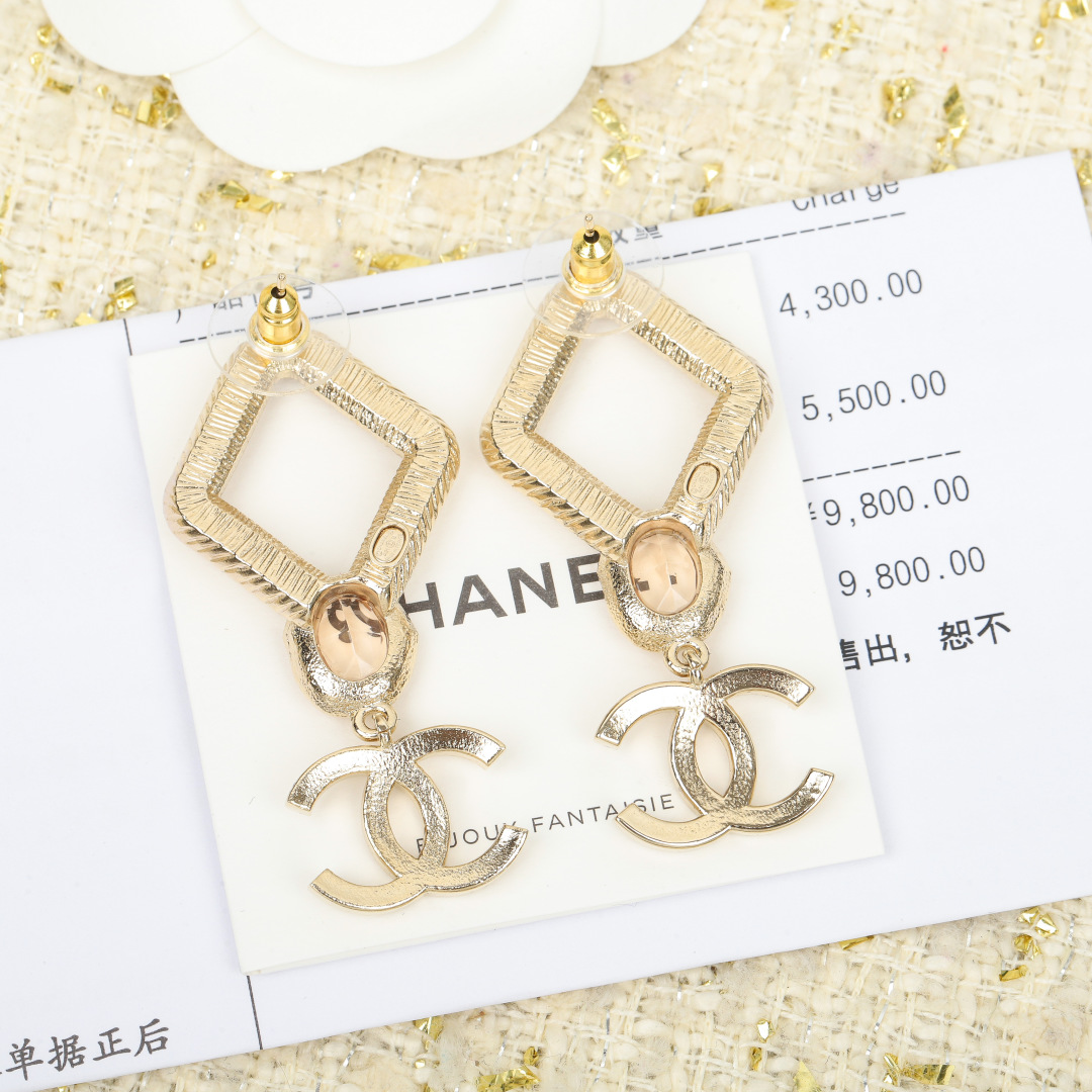 Elegant Chanel Inspired Rhinestone Double C Earrings 5 cmp i1740760071869 232 0 3