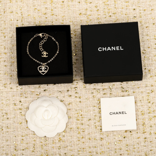 Chanel Hollow Heart Bracelet - Chic and Elegant, Perfect Gift for Her 1 Chanel Hollow Heart Bracelet - Chic and Elegant, Perfect Gift for Her