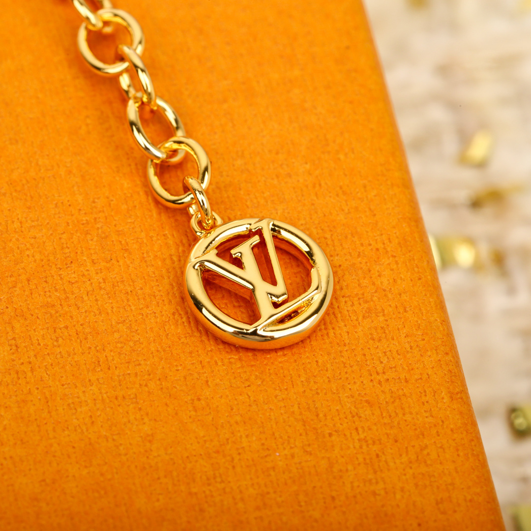 Louis Vuitton Inspired Heart Pendant Necklace | Gold Finish, Fashion Jewelry 9 cmp i1740761240034 9441 0 7