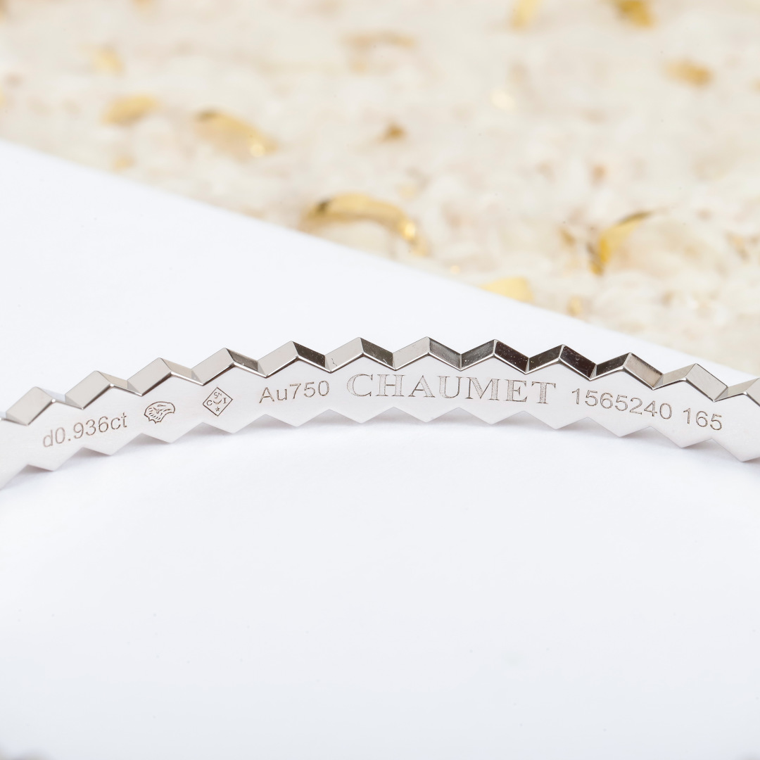 Chaumet Bee My Love Bracelet - Honeycomb Bangle for Women, Diamond Accents 9 cmp i1740847588194 5002 0 7