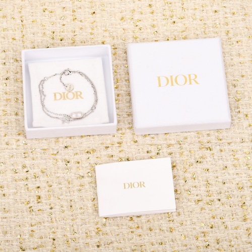 Dior Double Layer CD Star Bracelet, Silver Shadow Crystal, Rose Gold Finish 1 Dior Double Layer CD Star Bracelet, Silver Shadow Crystal, Rose Gold Finish