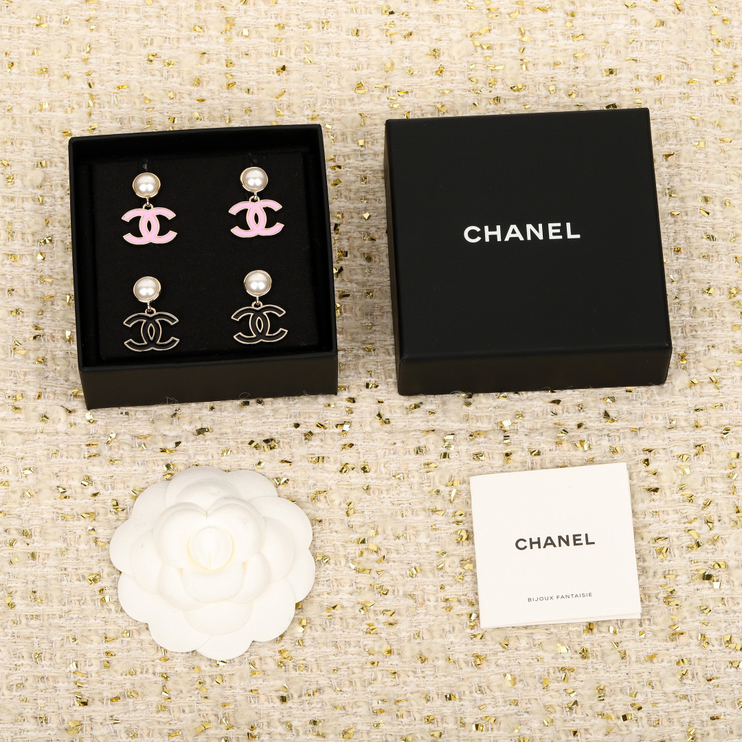 NO:103922,25P new model [Xiaoxiang Pearl Drop Oil Double C Earrings], Chanel Earrings, Chanel1986090925P新款【小香 珍珠吊滴油双C耳钉】,香奈儿耳钉,chanel,Jewelry
