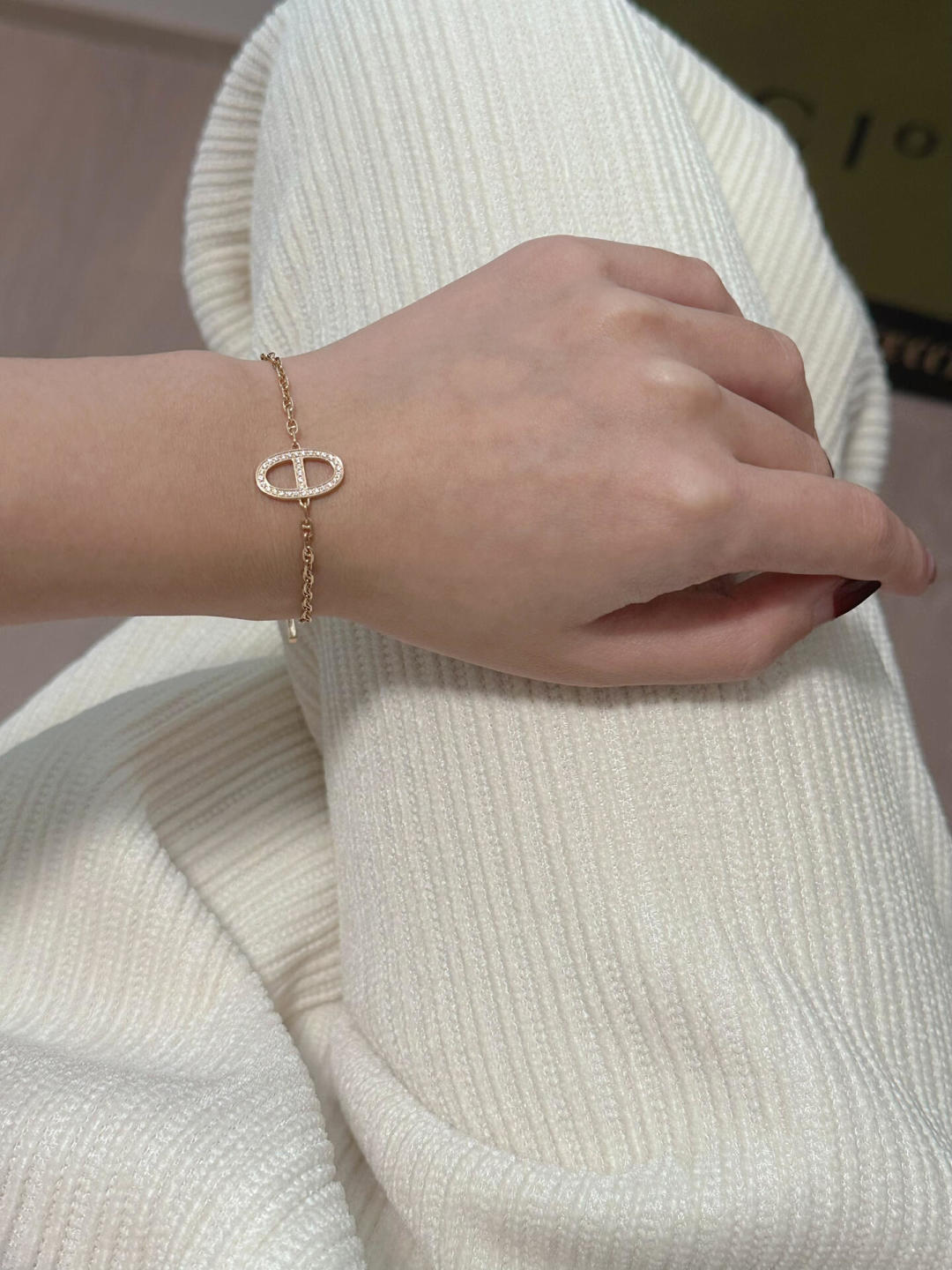 Chaine d’Ancre Verso Bracelet, 925 Silver with Thick Gold Plating 8 cmp i1744651156387 517 0 6