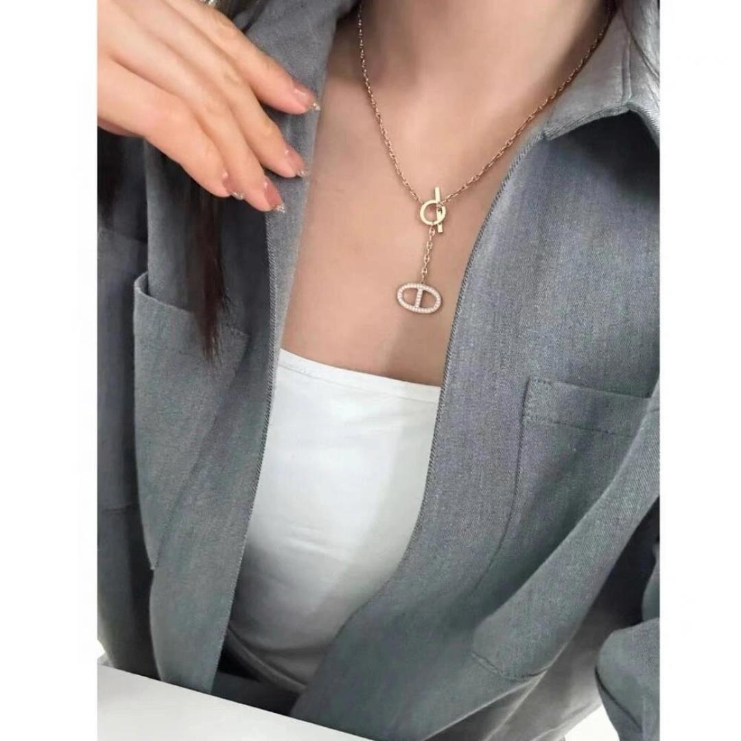 Dior Chaine d'Ancre Verso Necklace, 925 Silver with Thick Gold Electroplating 3 cmp i1744651242377 5200 0 1