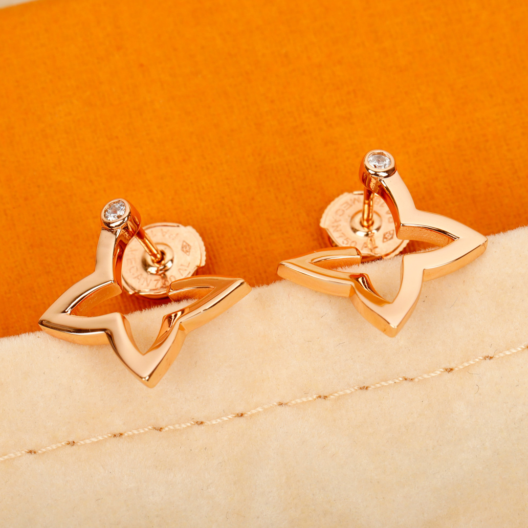 [Louis Vuitton Jewelry]208995[We produce] Gold and diamond earrings You can or