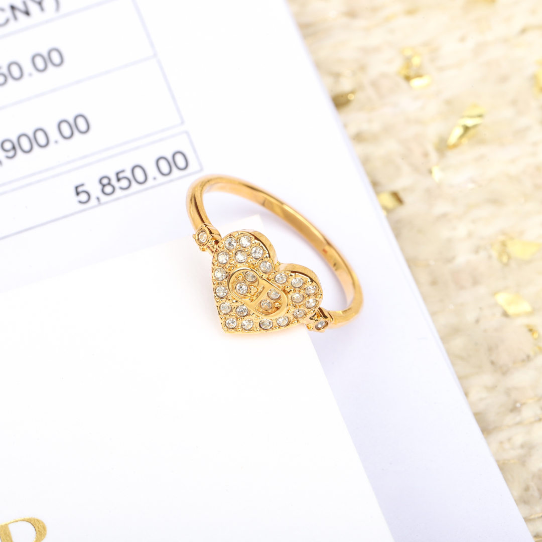 Latest Love Ring by D!or: Silver Shadow Crystal, Simple and Perfect Match - 图片 5