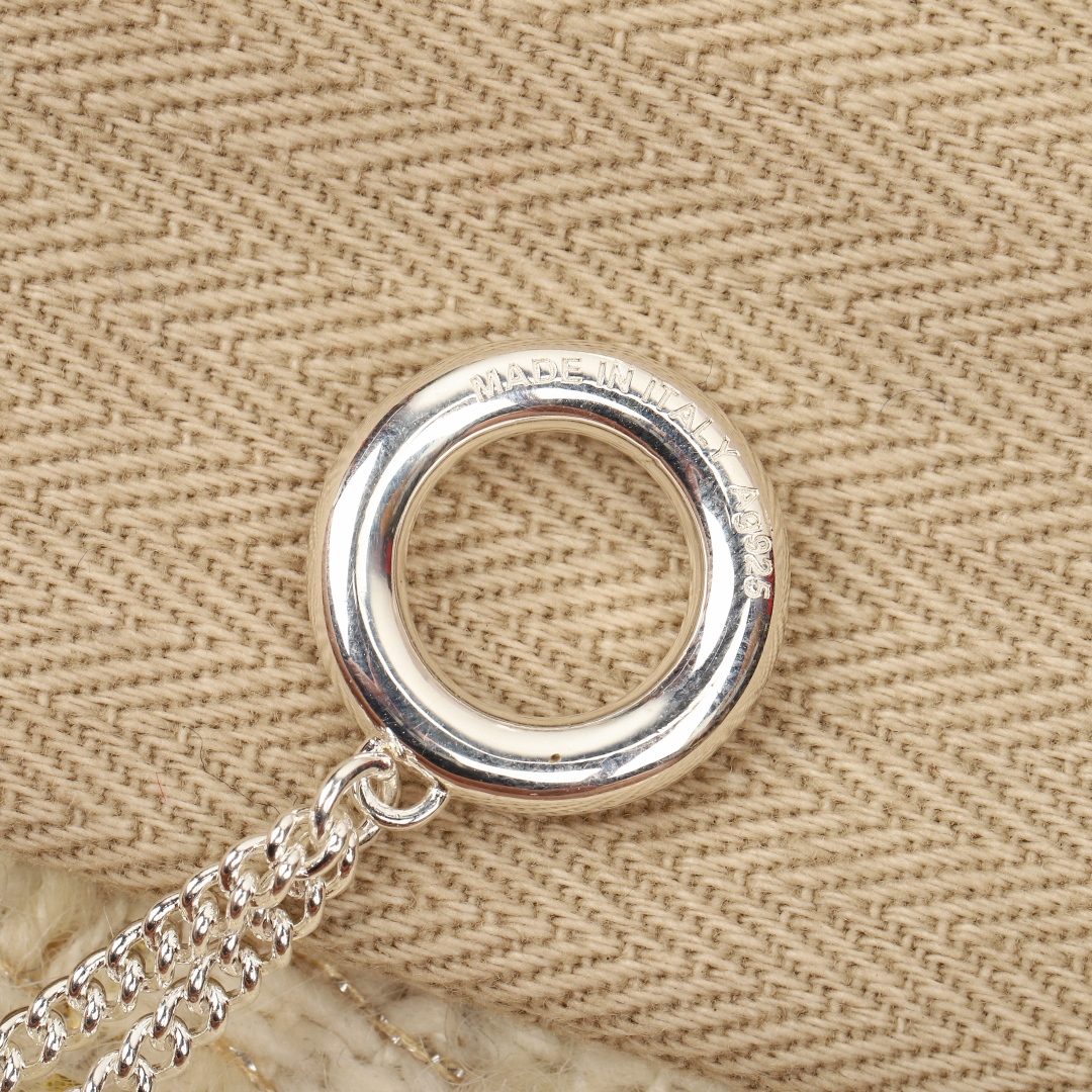 Luxury Silver Jewelry: Double Bracelet, Pure Silver Material, Loewe Logo Design - 图片 5