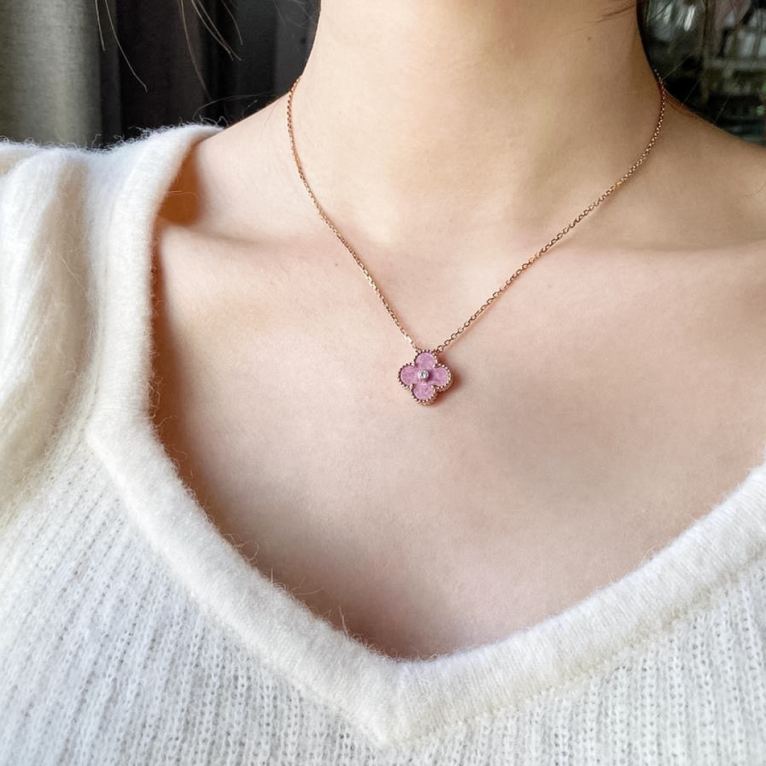 [Van Cleef & Arpels Jewelry]203289[Our production] Rosestone necklace ZP Real
