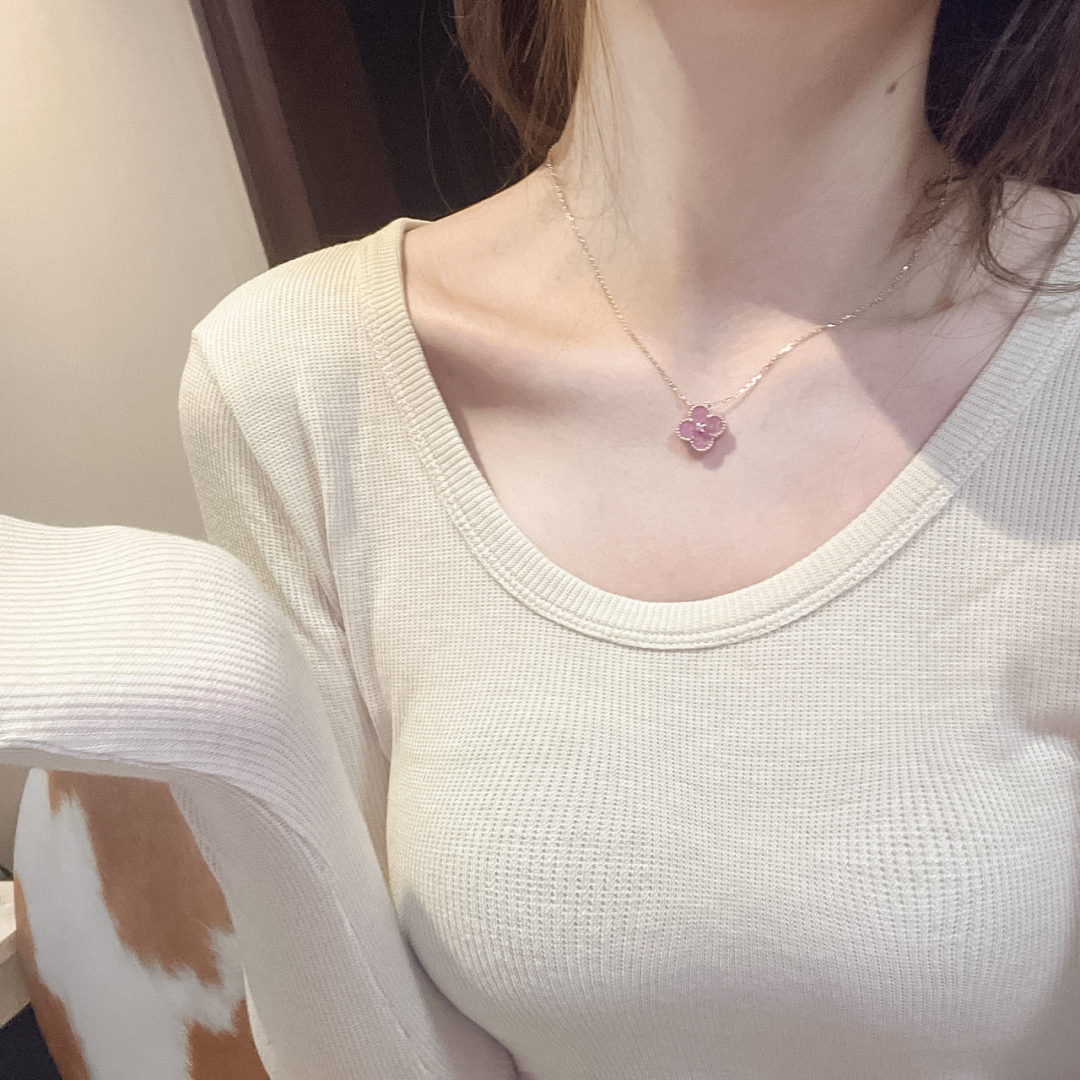 [Van Cleef & Arpels Jewelry]203289[Our production] Rosestone necklace ZP Real