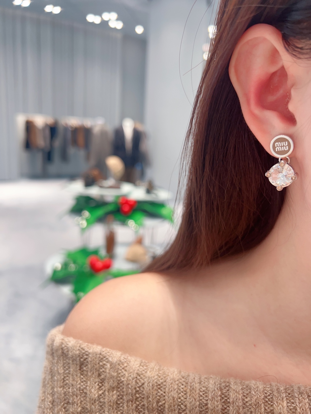 [Miu Miu Jewelry]Large quantity consultant Fu [MauMau earrings]25-year new CN