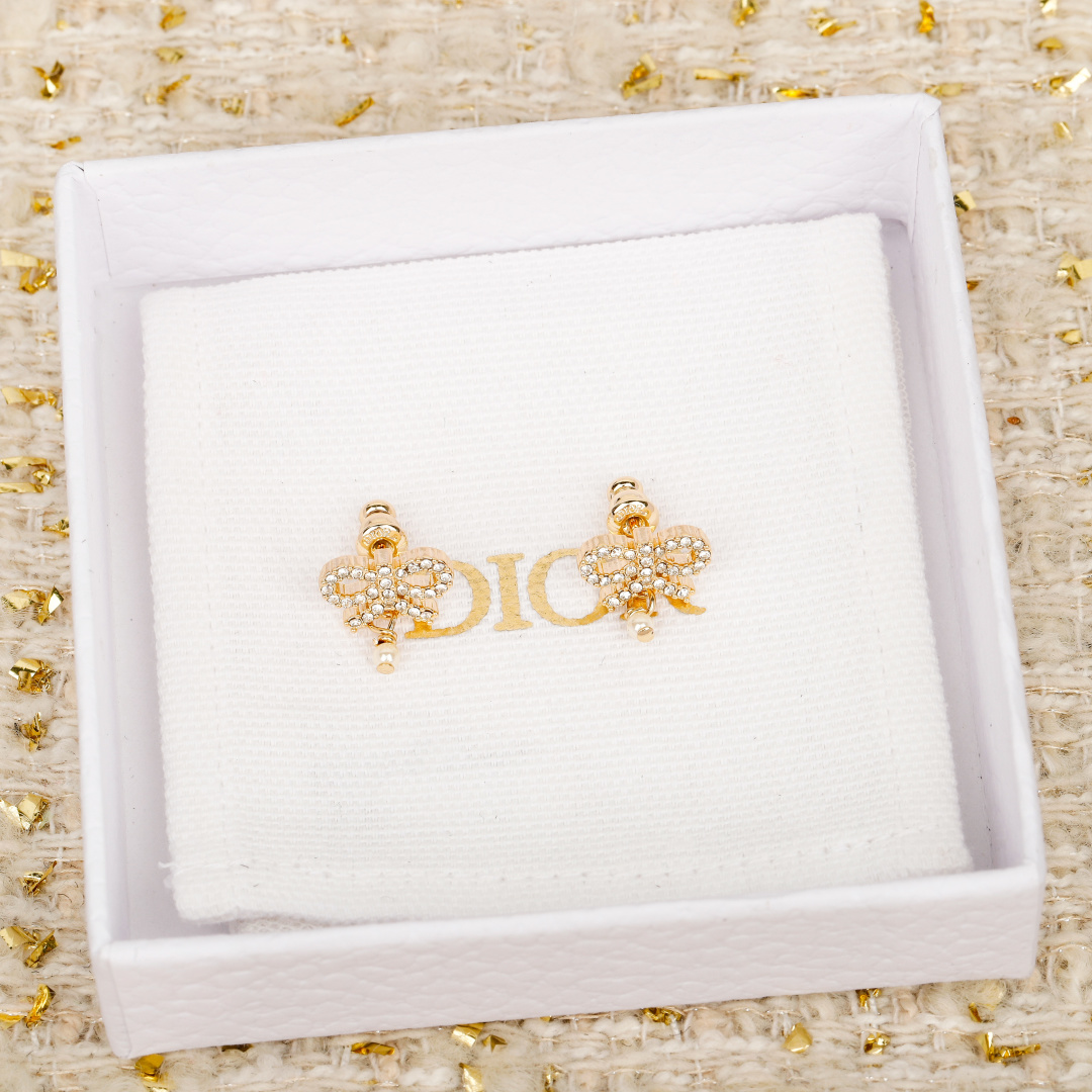 [Dior Jewelry]Z Large quantity consultant Fu[D or full of diamond bow pear