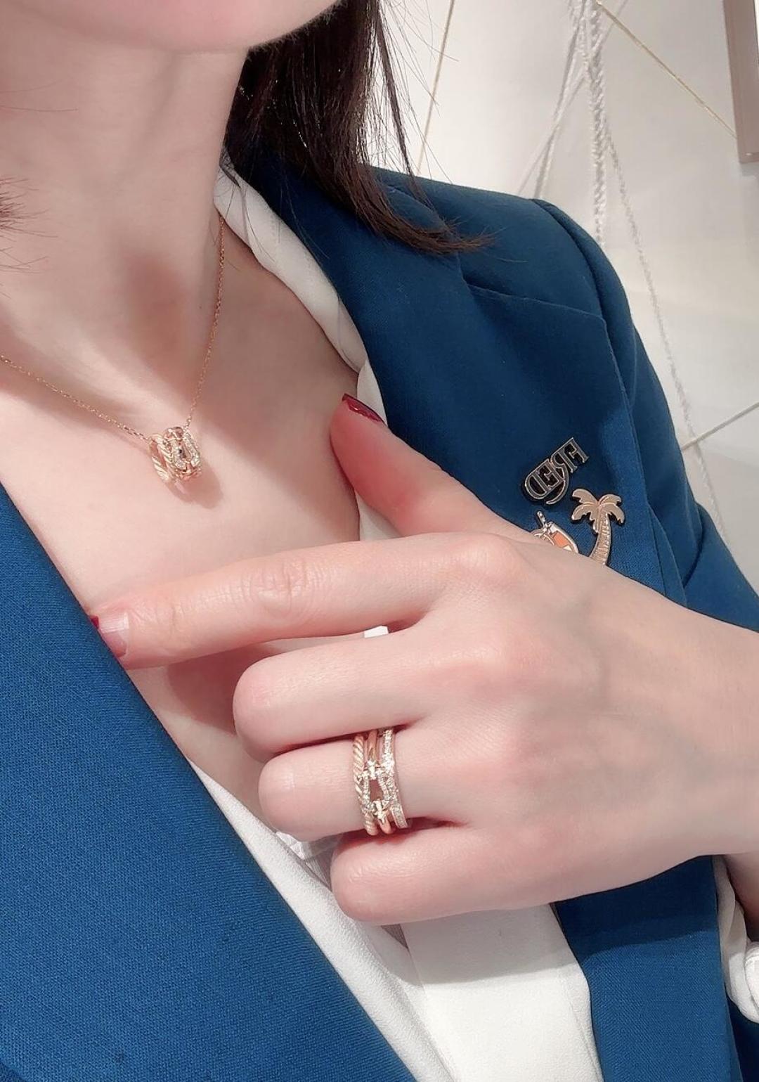 [Fred Jewelry]250156[Our production]Force10Rise Ring Customizable real gold an