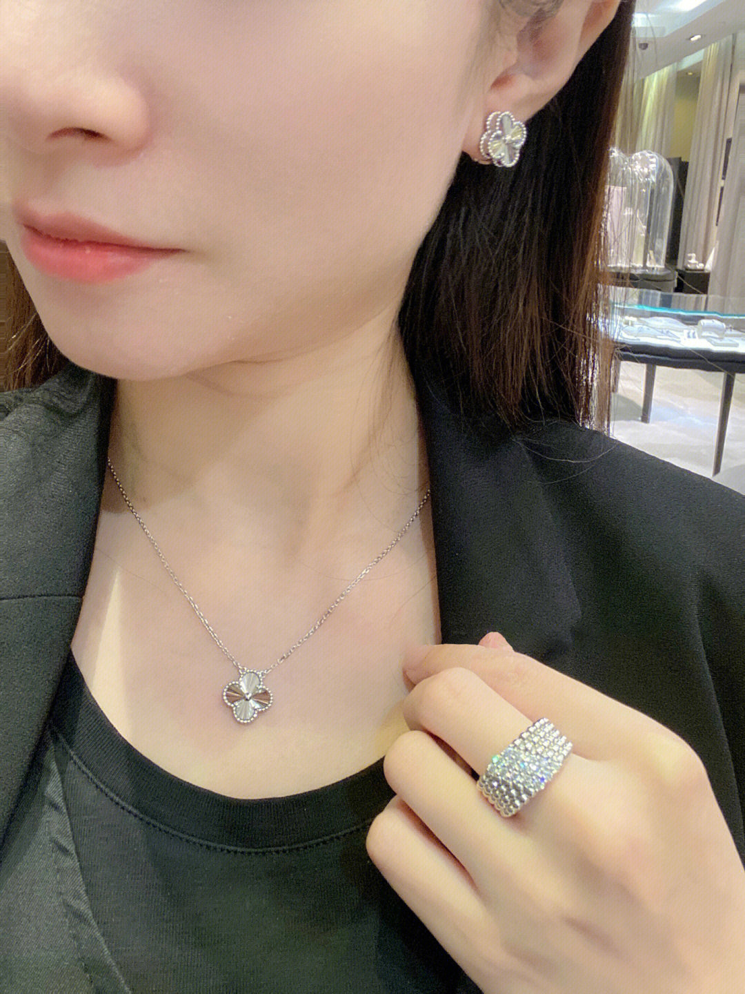【】镭射项链，可订做18K真金真钻版，只做对版真金货，价询客Fu

【纯银精工版】无敌完美的工艺，这个工