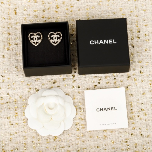 Chanel Heart Double C Clip-On Earrings, 25A Métiers d'Art Collection 1 Chanel Heart Double C Clip-On Earrings, 25A Métiers d'Art Collection
