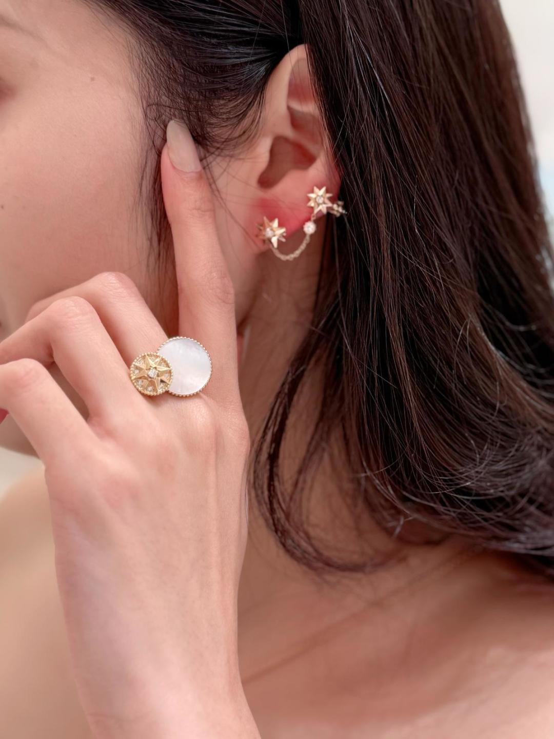 Luxurious Jewelry: Real Gold Drill with Silver Plating and Precision Work - 图片 3