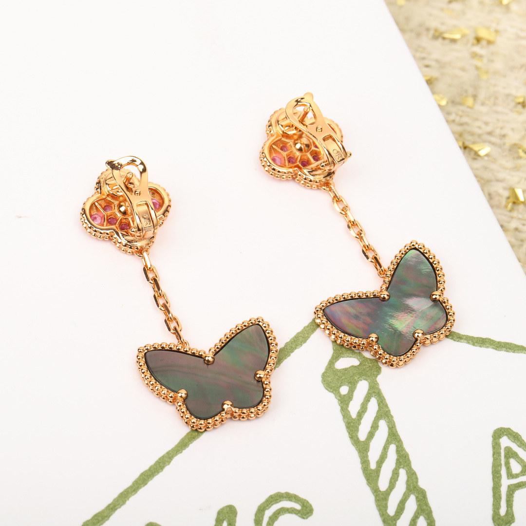 【我们出品】密镶+蝴蝶耳扣 zP🆕50000+ 认准唯一一家真正购入珠宝类zP🆕开发的,可订做真金真