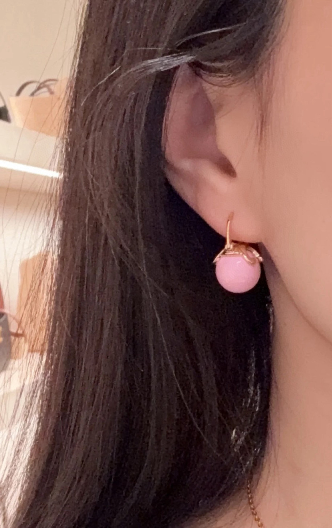 【我们出品】💗专柜🆕 3950！❗️

白色，粉紫色❗️【Cel!ne糖果冰壶耳钉】 25年夏季最新款❗