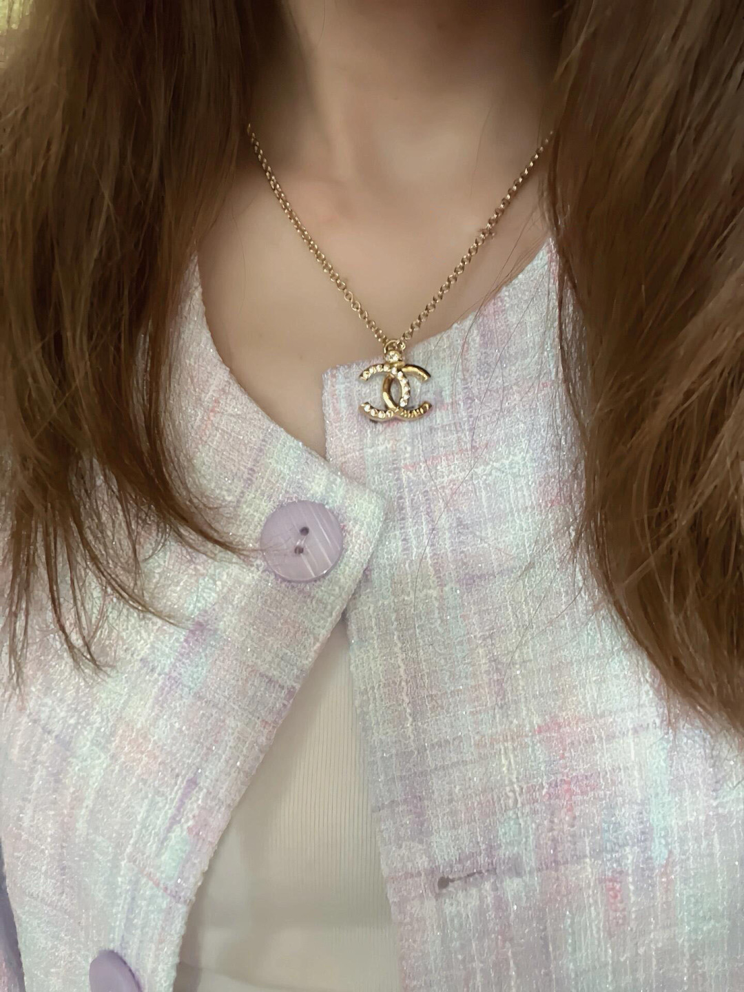 【我们出品】专柜🆕 4800！❗️

【香 字母双c半钻项链】24P春夏最新款❗️绝美系列！全网首发！老