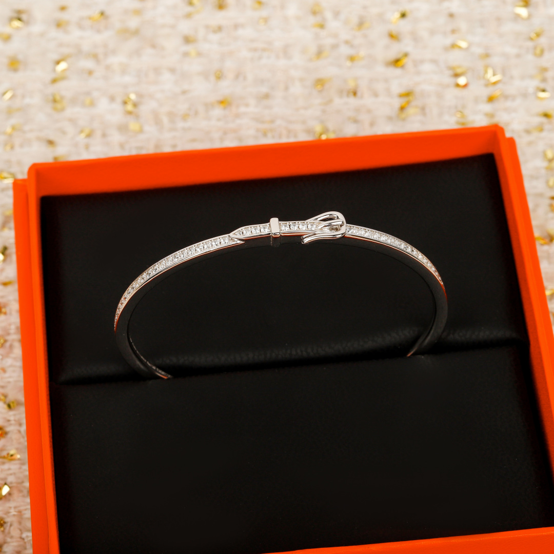 Etriviere Bracelet: 18K Real Gold, Modern Classic for Net Reds and Bridesmaids - 图片 2