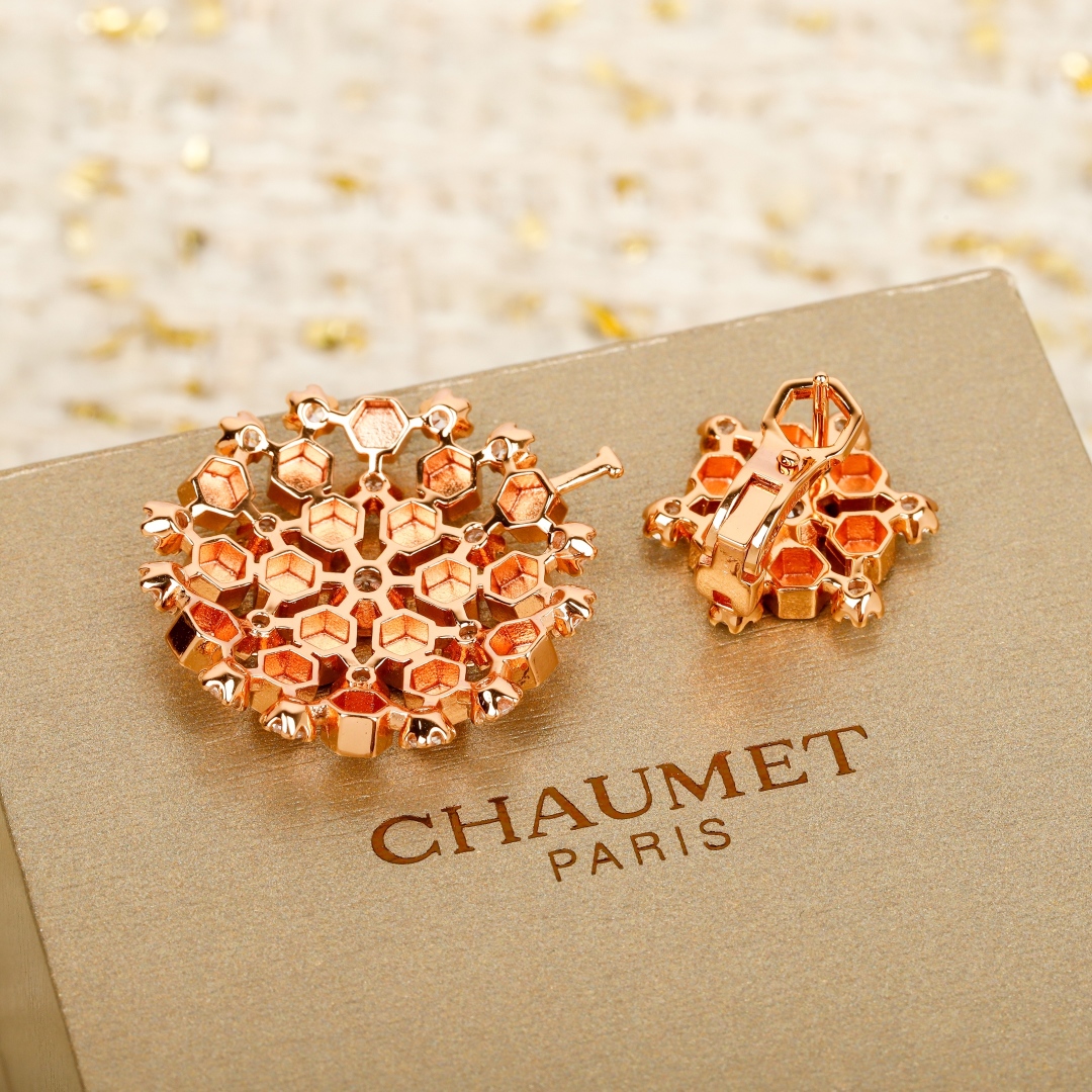 Chaumet Bee My Love Golden Earrings: Naturalist Jewelry Masterpiece - 图片 7