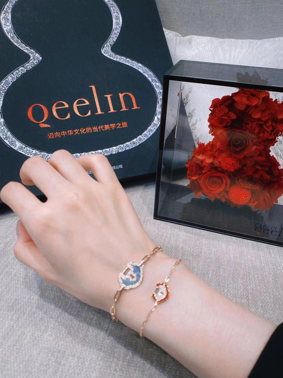 “Petite Yu Yi Series: Traditional and Fashionable Real Gold Diamond Jewelry” - 图片 5