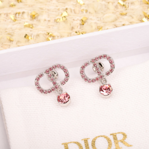 Dior CD Stud Earrings with Swarovski Pearls - Elegant and Stylish 1 Dior CD Stud Earrings with Swarovski Pearls - Elegant and Stylish