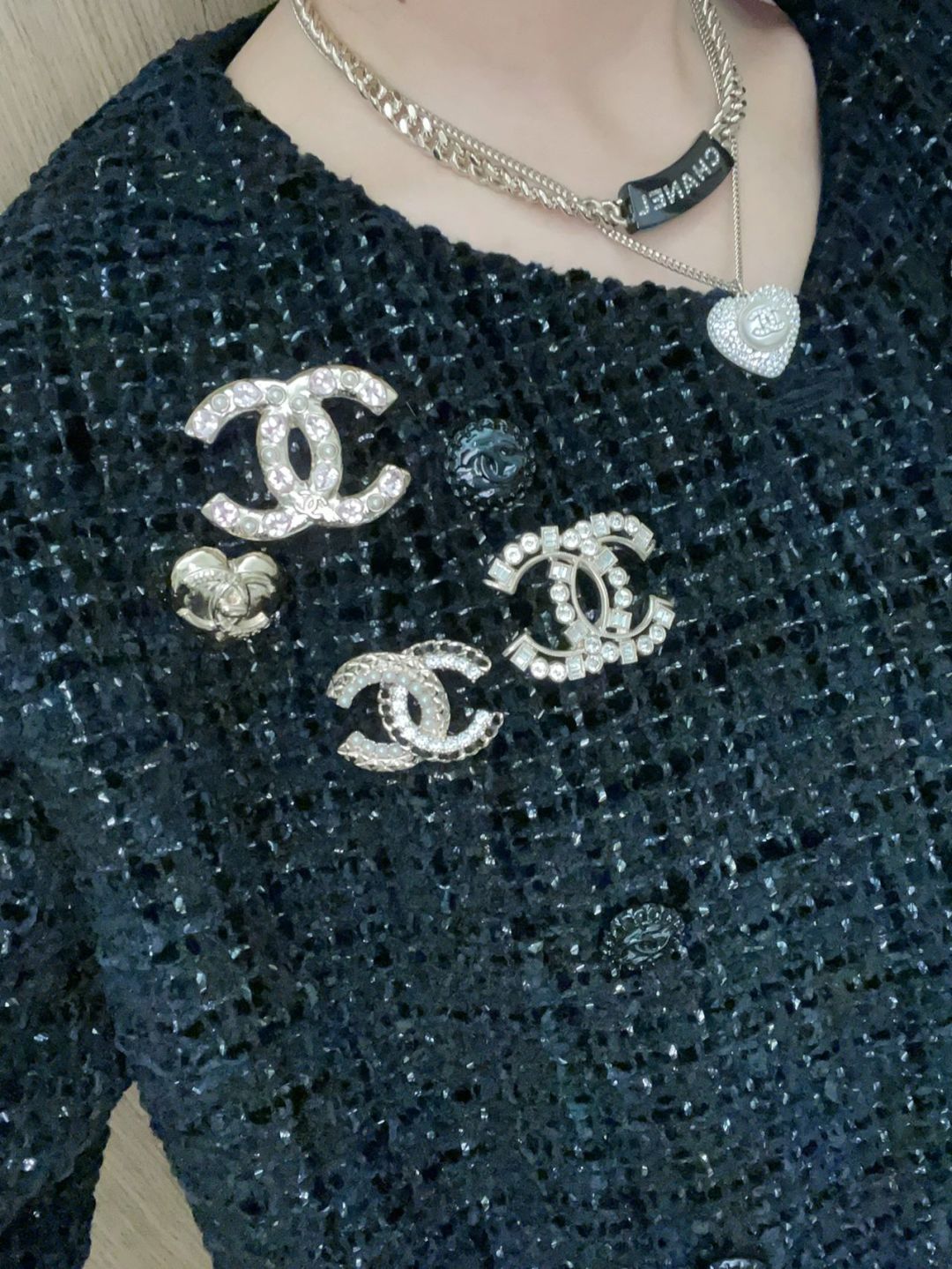 Chanel Brooch with Pearls and Crystals, Double C Letter Design 9 cmp i1755361214464 6565 0 7