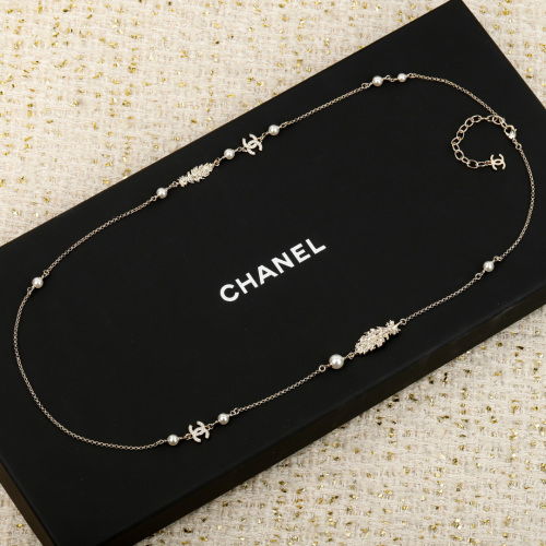 Chanel Feather Pearl Long Necklace Sweater Chain, Elegant Women's Fashion Jewelry 1 Chanel Feather Pearl Long Necklace Sweater Chain, Elegant Women's Fashion Jewelry