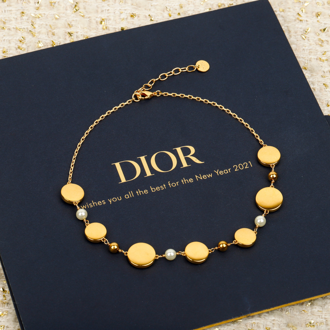 【】官网 8300，量大咨询客Fu❗【D!or 彩贝小圆项链】 26早春最新款绝美系列！全网首发❗️老规