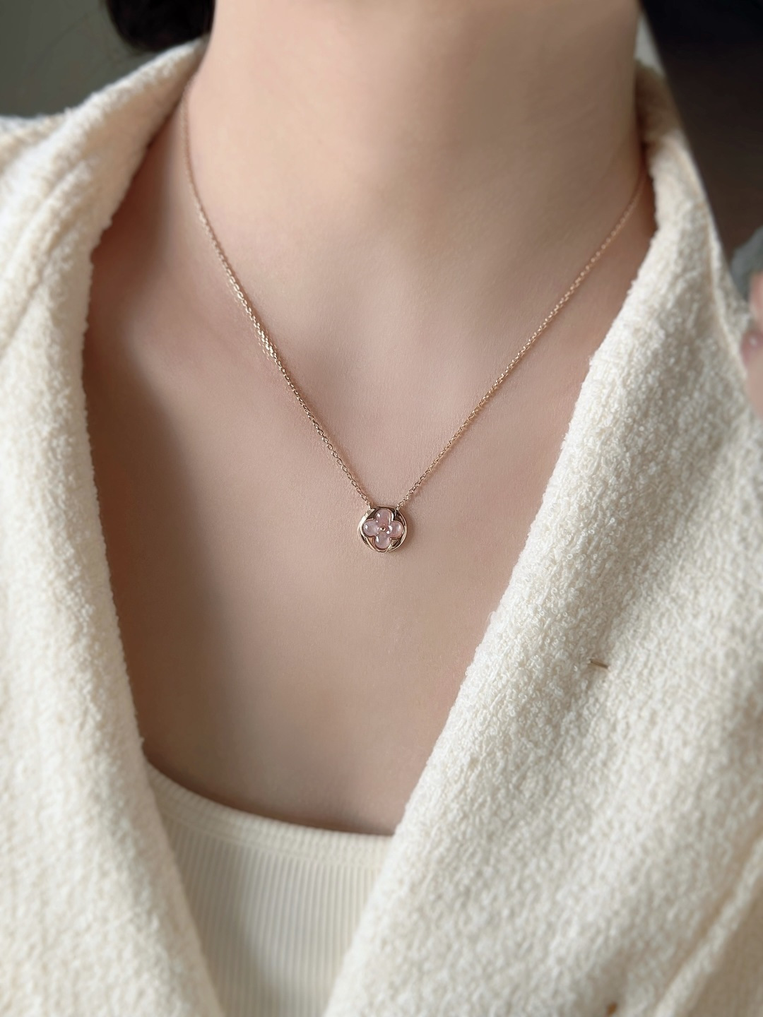 【】玛瑙项链，可订做真金真钻，只做对版官网真金货，Pk市面各种金货❗️Color Blossom系列珠宝