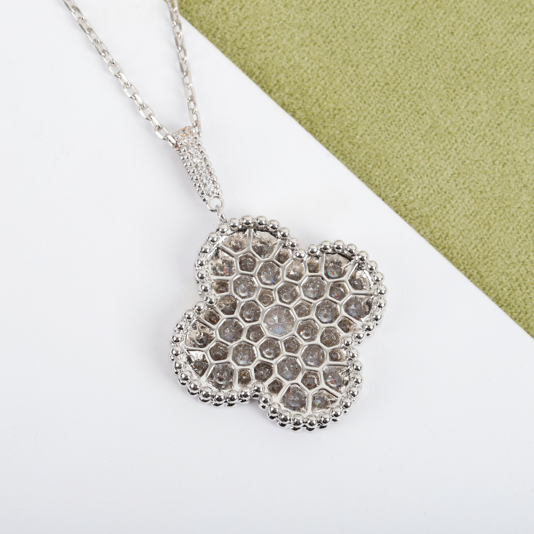 【】大花满钻项链 官网+认准唯一一家真正购入珠宝类官网开发的，可订做真金真钻，只做对版官网真金货，Pk市