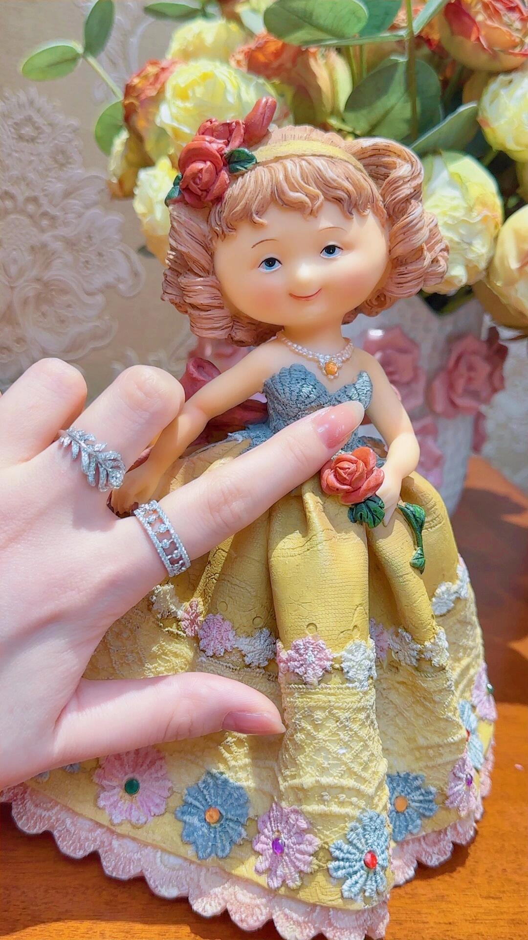 【】量大咨询客Fu❗【富婆系列-羽毛戒指】通体925纯银，6-7-8码数，18K真金电镀层，改了好几个版