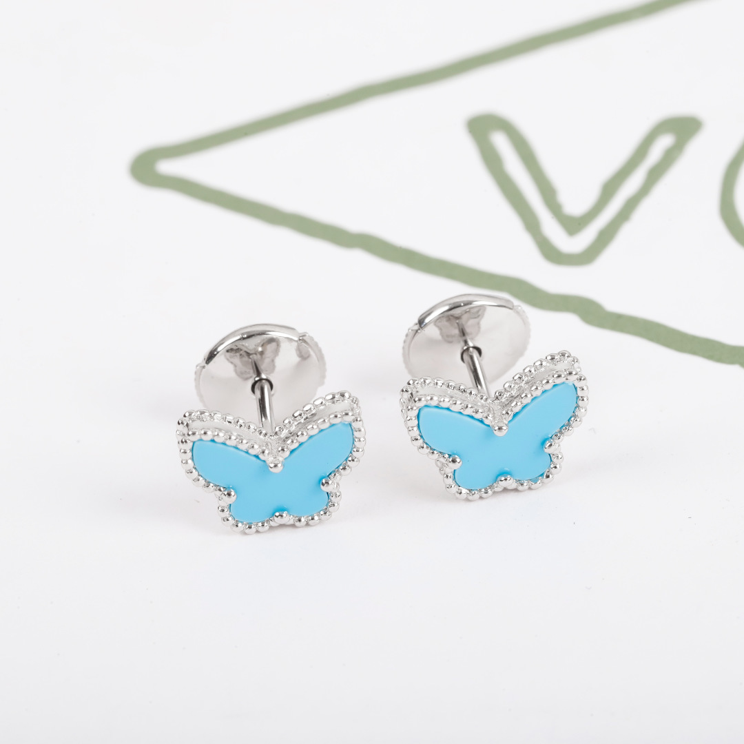 【】mini蝴蝶耳钉 官网 17800+认准唯一一家真正购入珠宝类官网开发的，可订做真金真钻，只做对版官