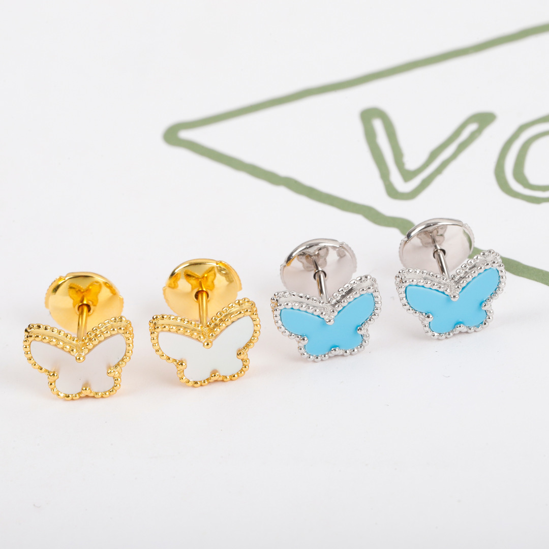 【】mini蝴蝶耳钉 官网 17800+认准唯一一家真正购入珠宝类官网开发的，可订做真金真钻，只做对版官