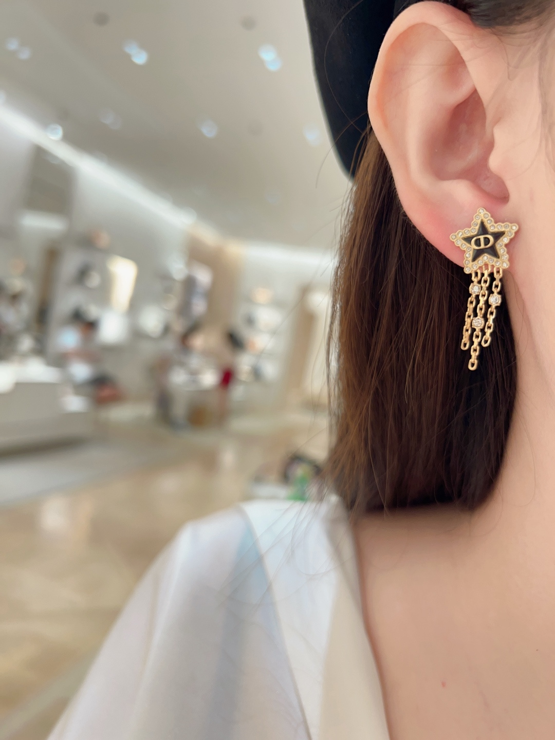 【】官网 5400！量大咨询客Fu❗️【D!or五角星CD流苏耳环】26年早春Cruise最新款！😍😍精